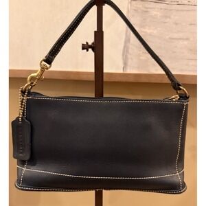 Vintage Coach Demi Bleeker 9311 Hand Bag Pouch Black Vintage USA